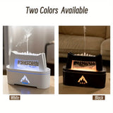 10.14Oz Water Drop Sounds Flame Aroma Diffuser Cloud Rain Essential Oil Diffuser Blue Light Raindrop Humidifier for Home Yoga