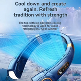 Portable Hanging Neck Fan USB Rechargeable Cooling Bladeless