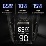 Sejoy 5 In 1 Electric Head Shaver 7D Cordless Razor with Hair Trimmer Multifunctional Electric Shaver